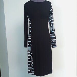 Rock 'N' Karma Knee Length Dress With Back Cut  Out - Size S